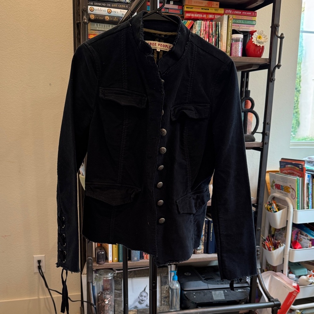 Free People Midnight Black Blazer